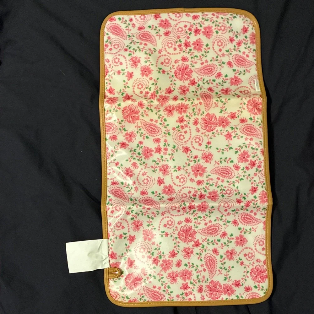 Laura Ashley Baby Floral Pink Diaper Bag Accessories 3-piece set